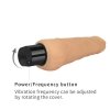 Wibrator dildo cyberskóra Xtreme Feel Cyberskin Vibrator 19cm